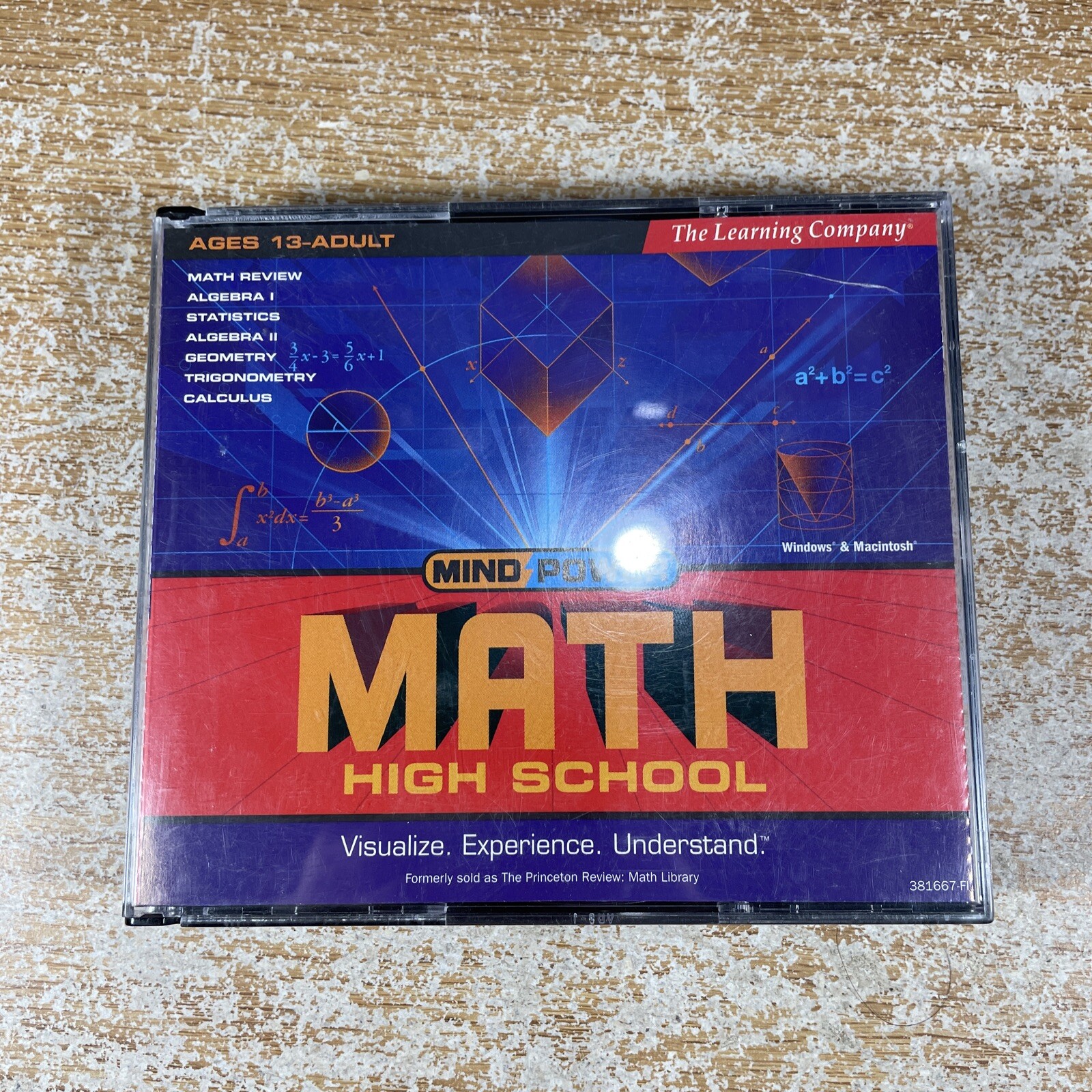 Mind Power Math:High School-6 CD set-Learning Company-Ages 13-adult **missing**