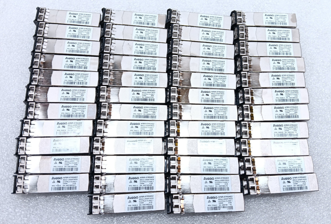 Lot Of 46 Avago AFBR-57R5AEZ  850nm  Laser Prod Transceiver #99