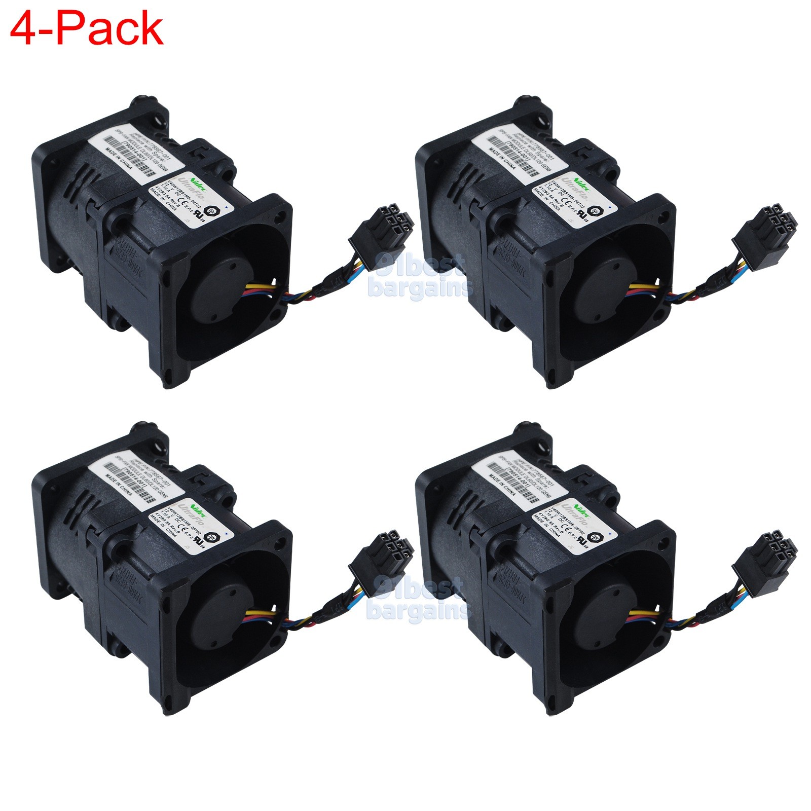 4-Packs HP DL60/DL120 DL160 GEN9 768753-001 779103-001 778567-001 790514-001 Fan
