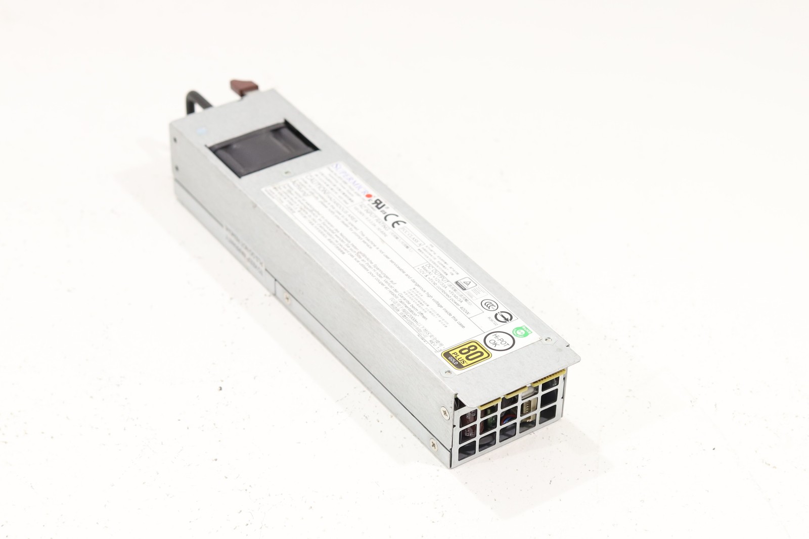 SuperMicro PWS-406P-1R 1U 400-Watt Redundant Power Supply Tested Working