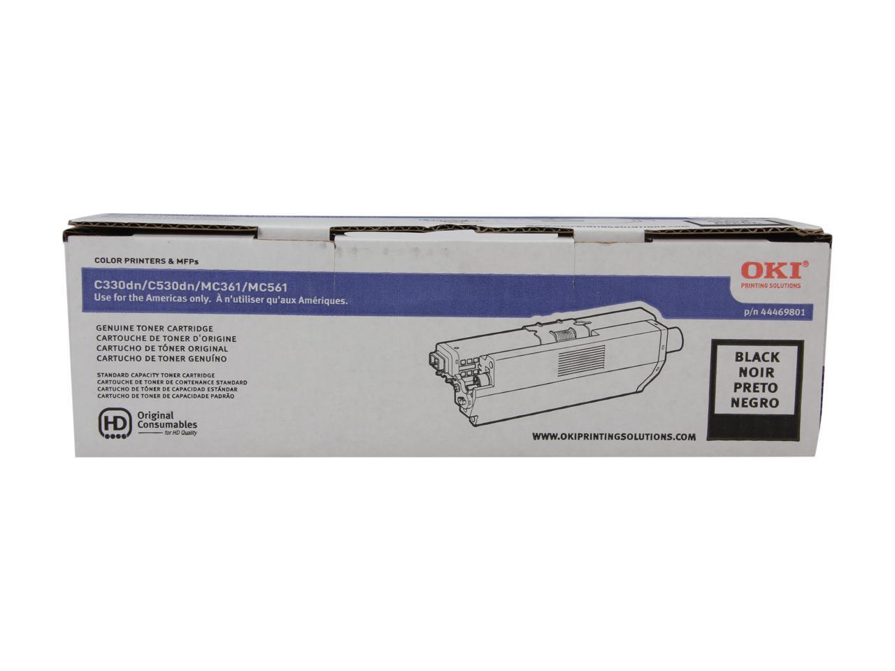 Oki Data 44469801 Toner Cartridge - Black