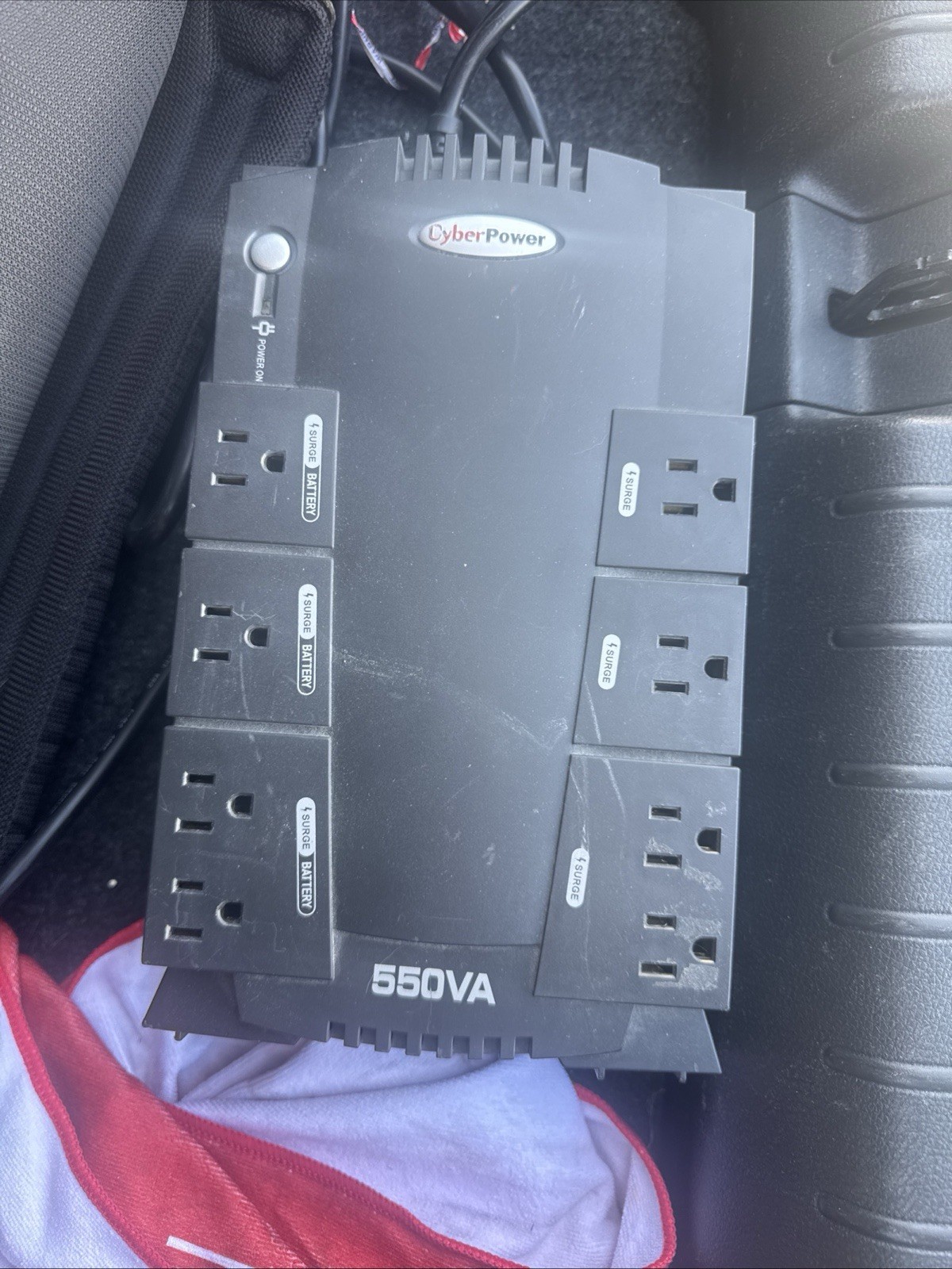 CyberPower SX550G 550VA Battery Backup Surge Protector USED NEEDS NEW BATTERY