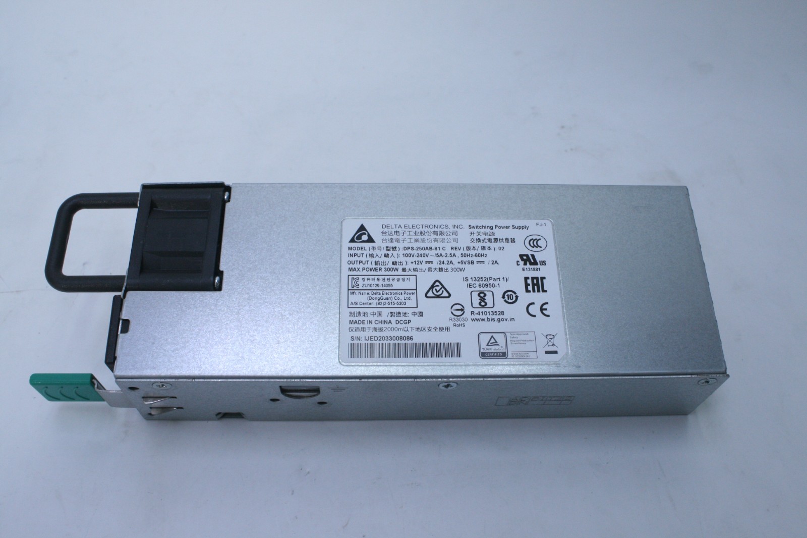 Delta DPS-250AB-81 250W Switching Power Supply            (T7-B2)