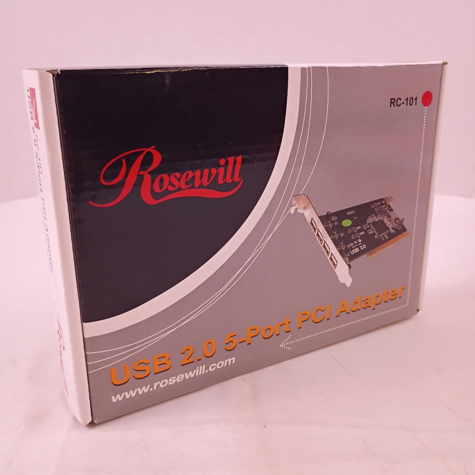 Rosewill RC-101 USB 2.0 5-Port PCI Adapter New in Box