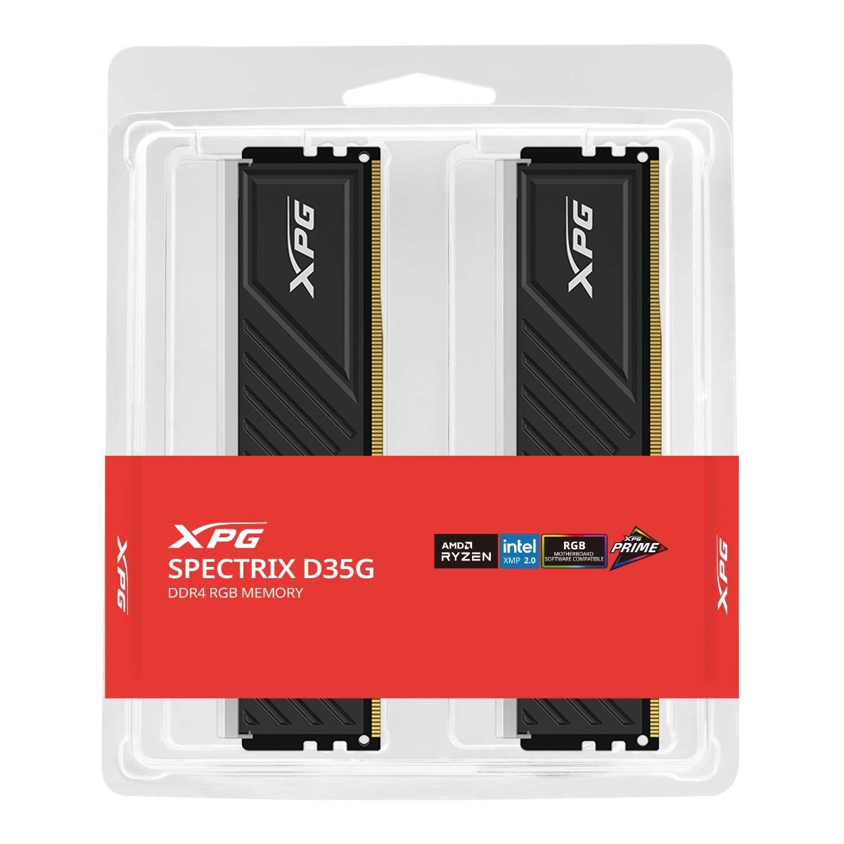 ADATA 32GB KIT (3200MHz) ADATA XPG D35G GAMING MEMORY BLACK/RGB