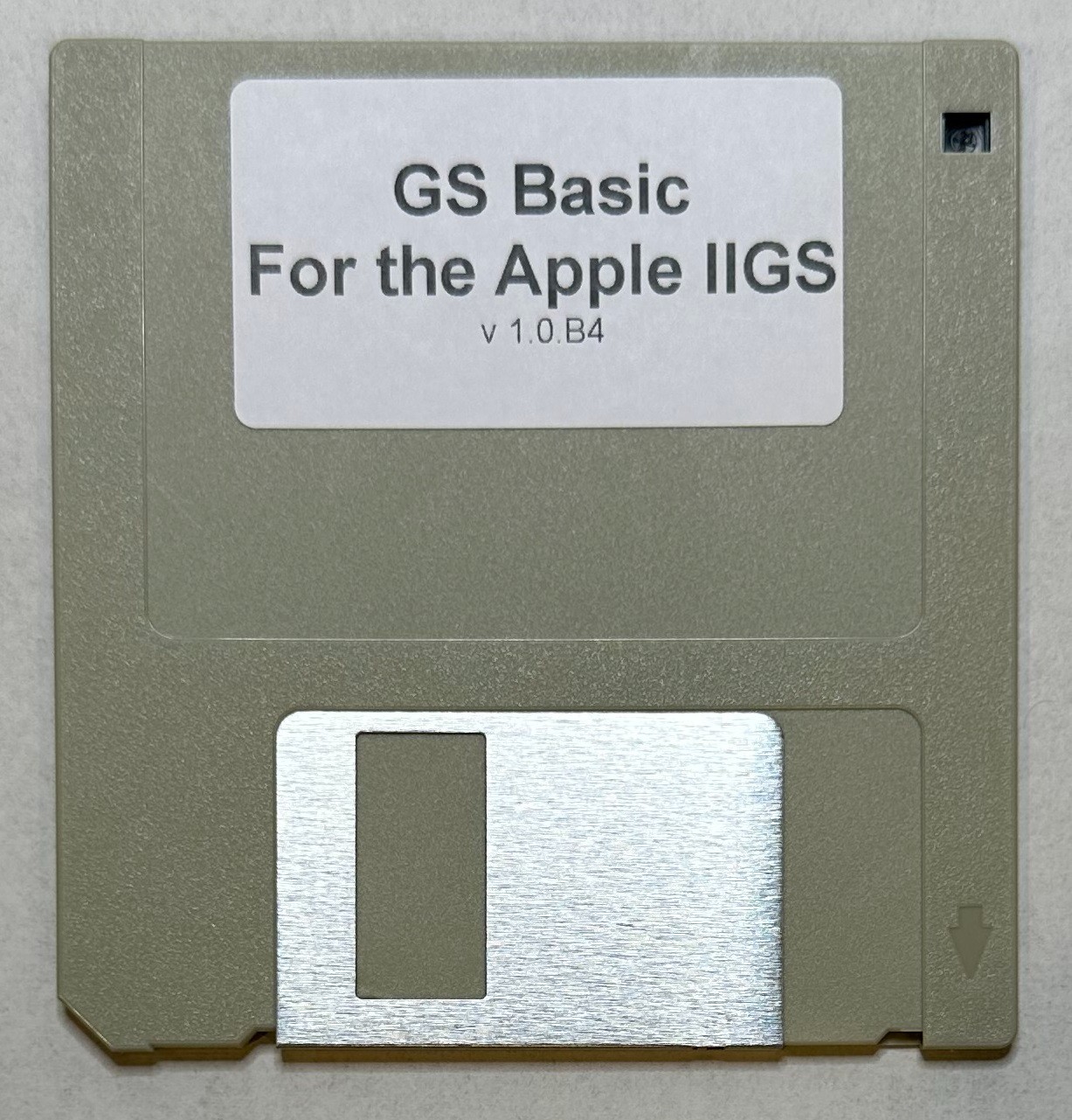 GSBASIC for the Apple IIGS on new 3.5." Floppy Disk