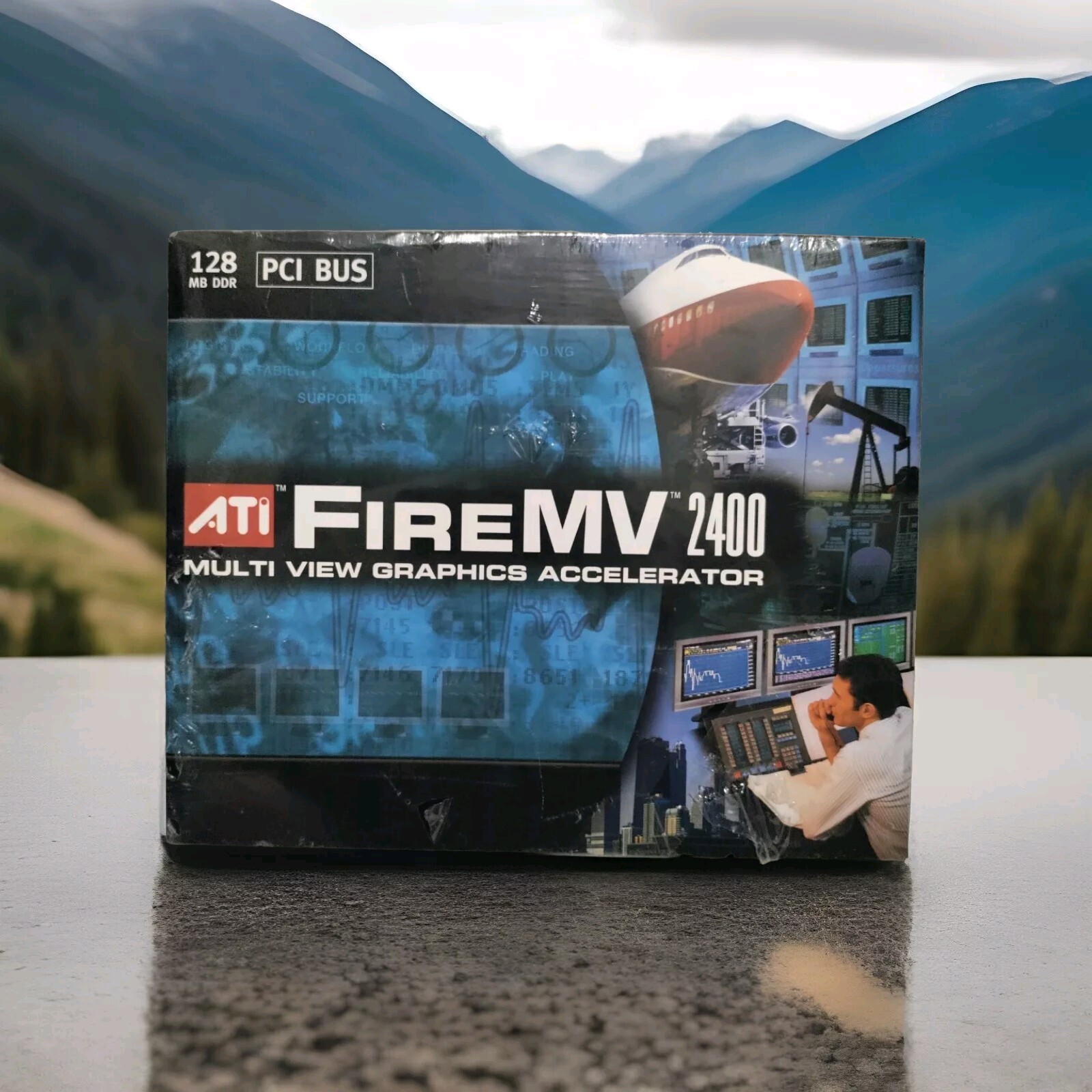 🆕 ATI FireMV 2400 PCI BUS MB DDR Graphics Card 100-505130 Windows XP-NEW SEALED