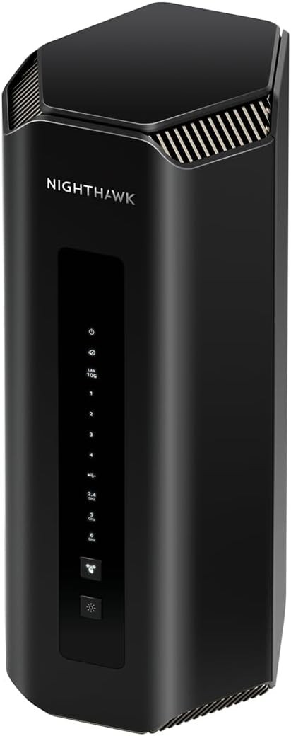 NETGEAR Nighthawk WiFi 7 Router RS700S 19Gbps Tri Band Up to 3500 Sq Ft Black