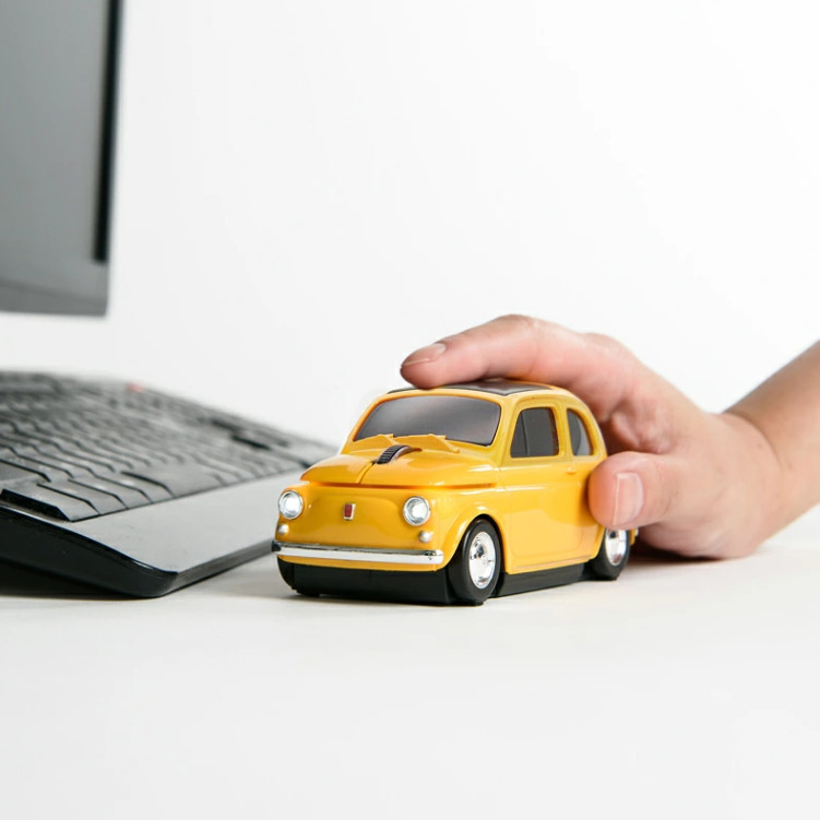 CAMSHOP.JP Fiat 500 Nuova wireless mouse New Japan