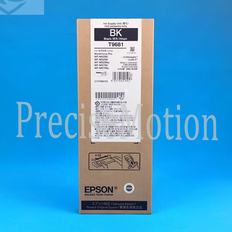 T9681 Black Ink Cartridge For Epson WF-M5799a M5799 WF-M5299a M5299 1Pcs.