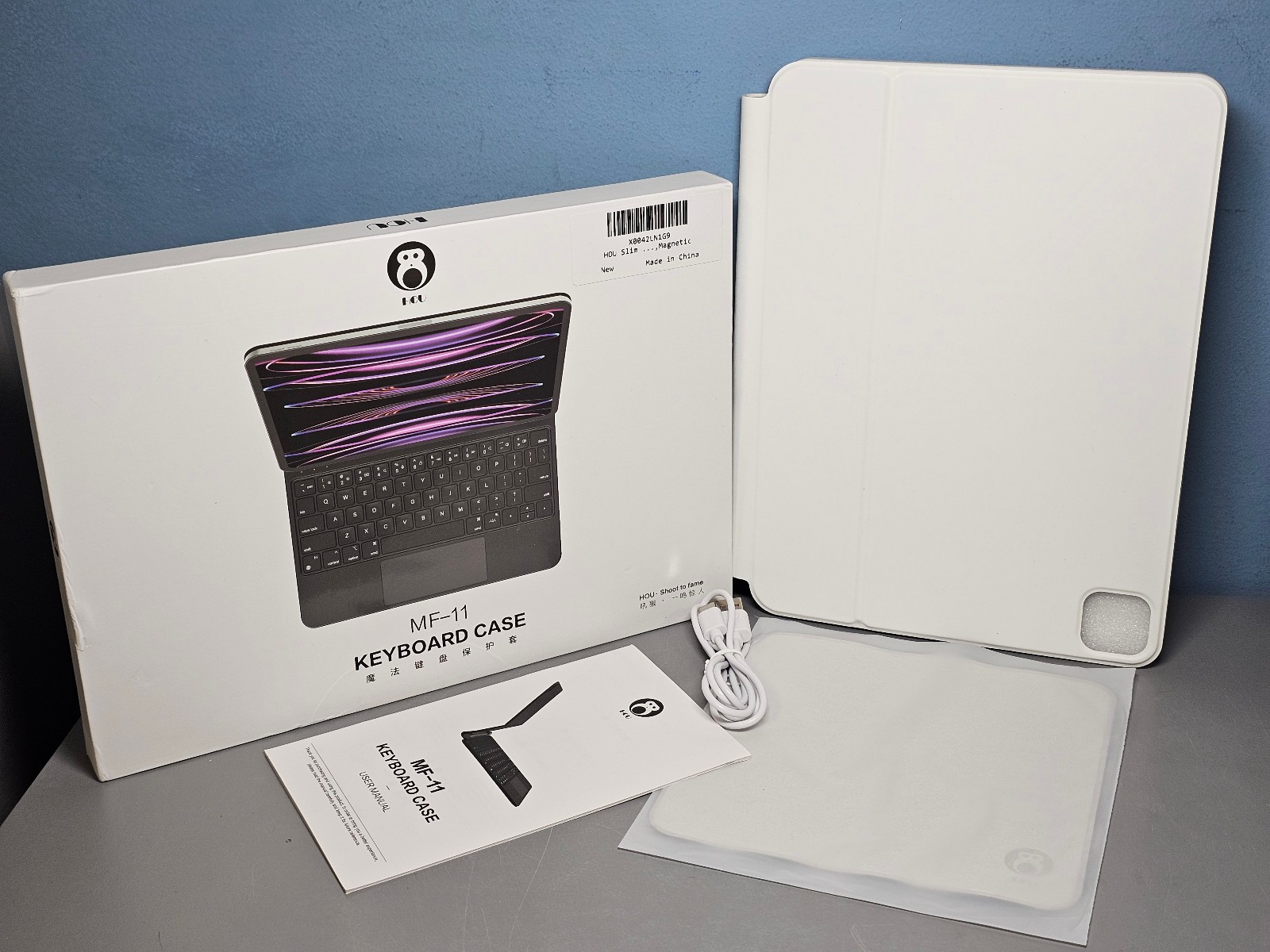 HOU Keyboard Case MF-11, 11" iPad Pro 1st/2nd/3rd/4th Gen, iPad Air 4th/5th Gen