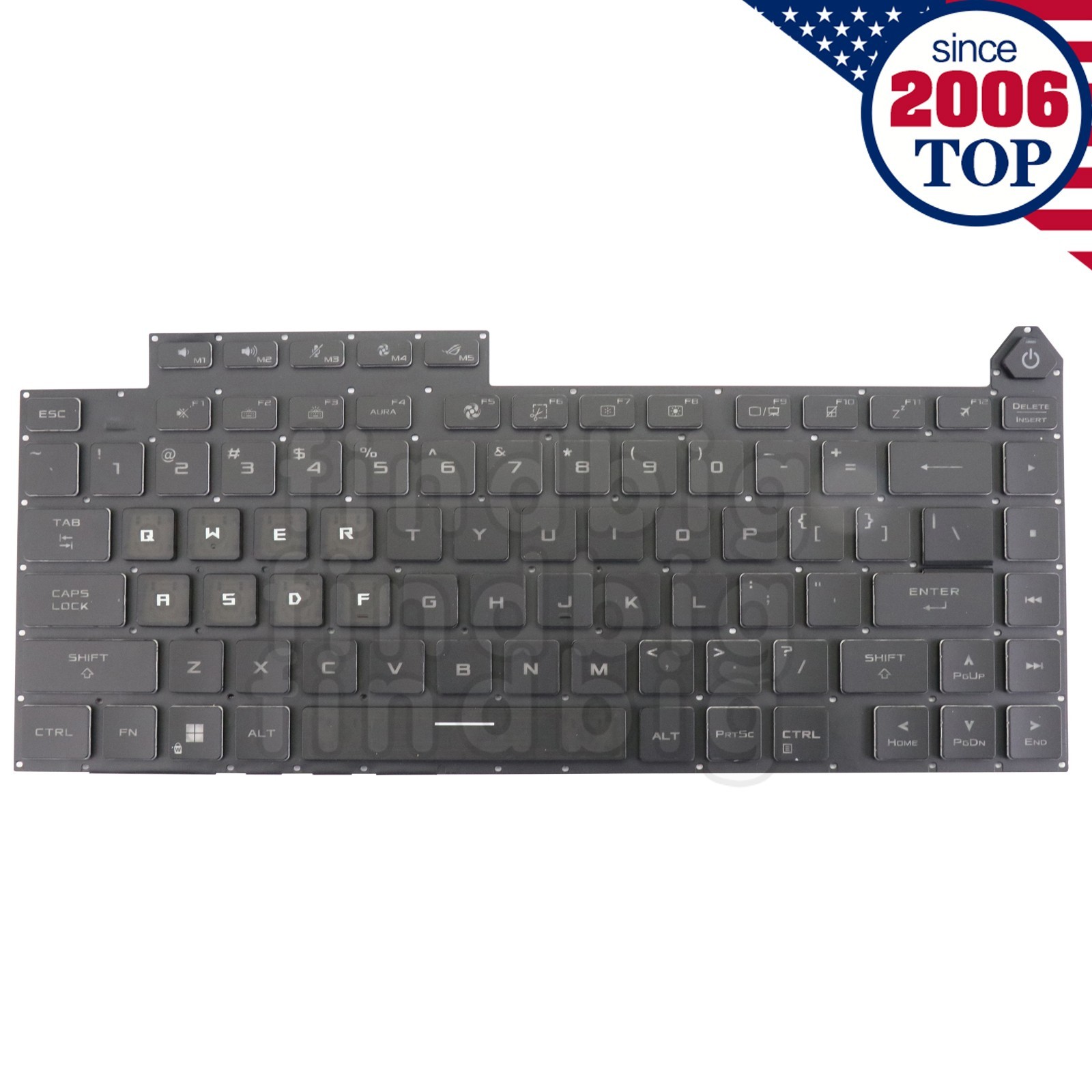 Original US Backlit keyboard for Asus ROG Strix G16 G614 G614J G614JU G614JV