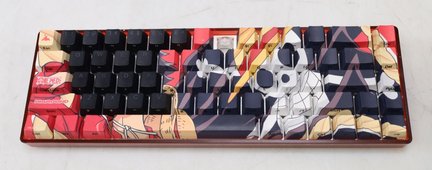 Higround Performance Base 65 Keyboard + Keycap Set One Piece Luffy Edition AS-IS