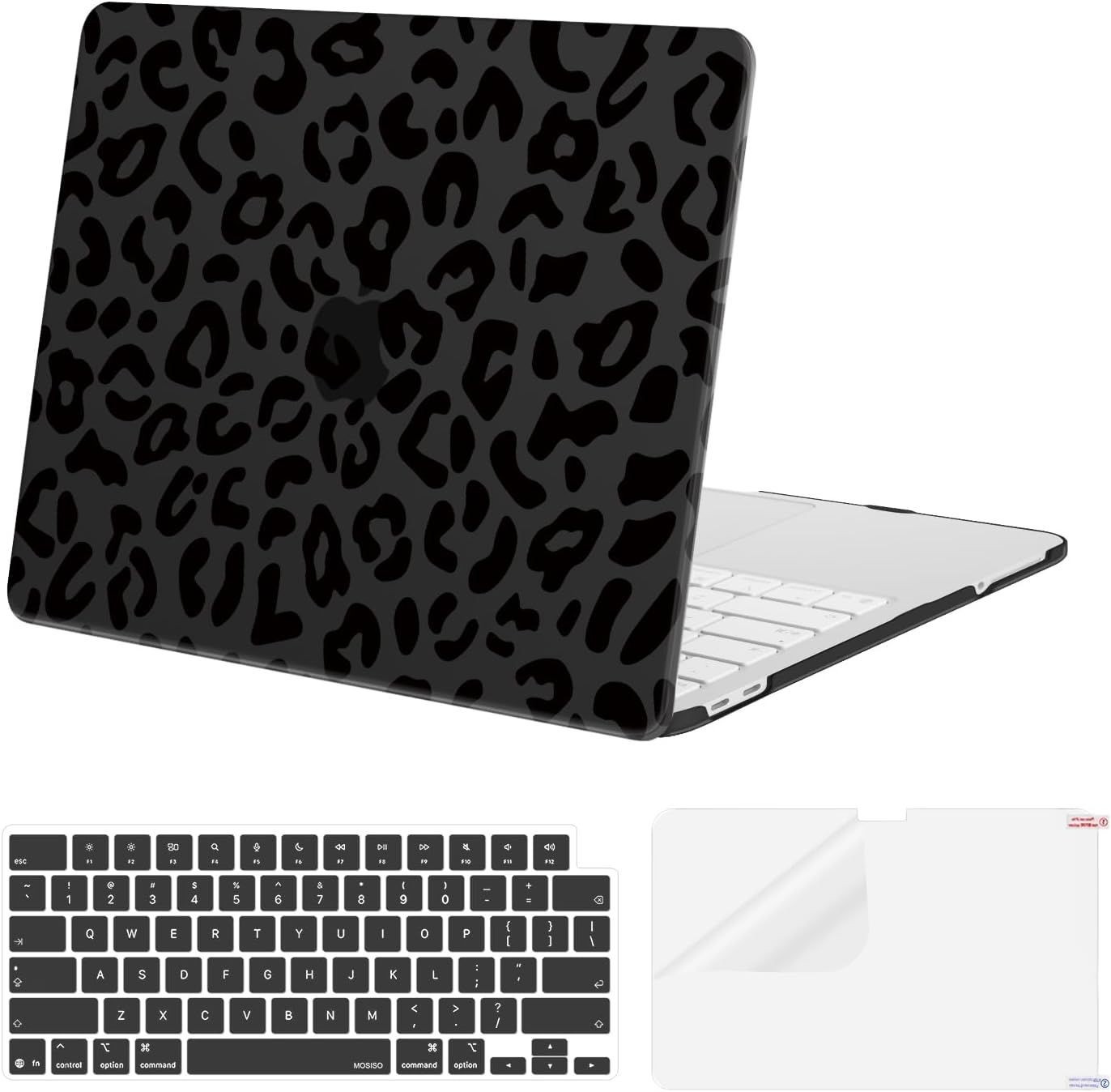 Leopard Grain Hard Case for 13 inch MacBook Neo - Elegant Protection Cover