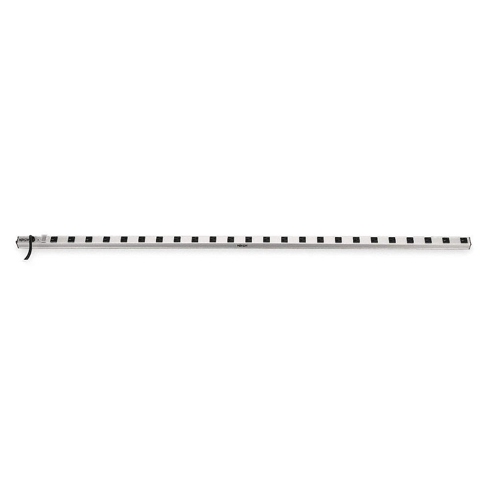 TRIPP LITE PS7224-20 Outlet Strip,24 Outlet,20A,72" L,Gry 2MY49