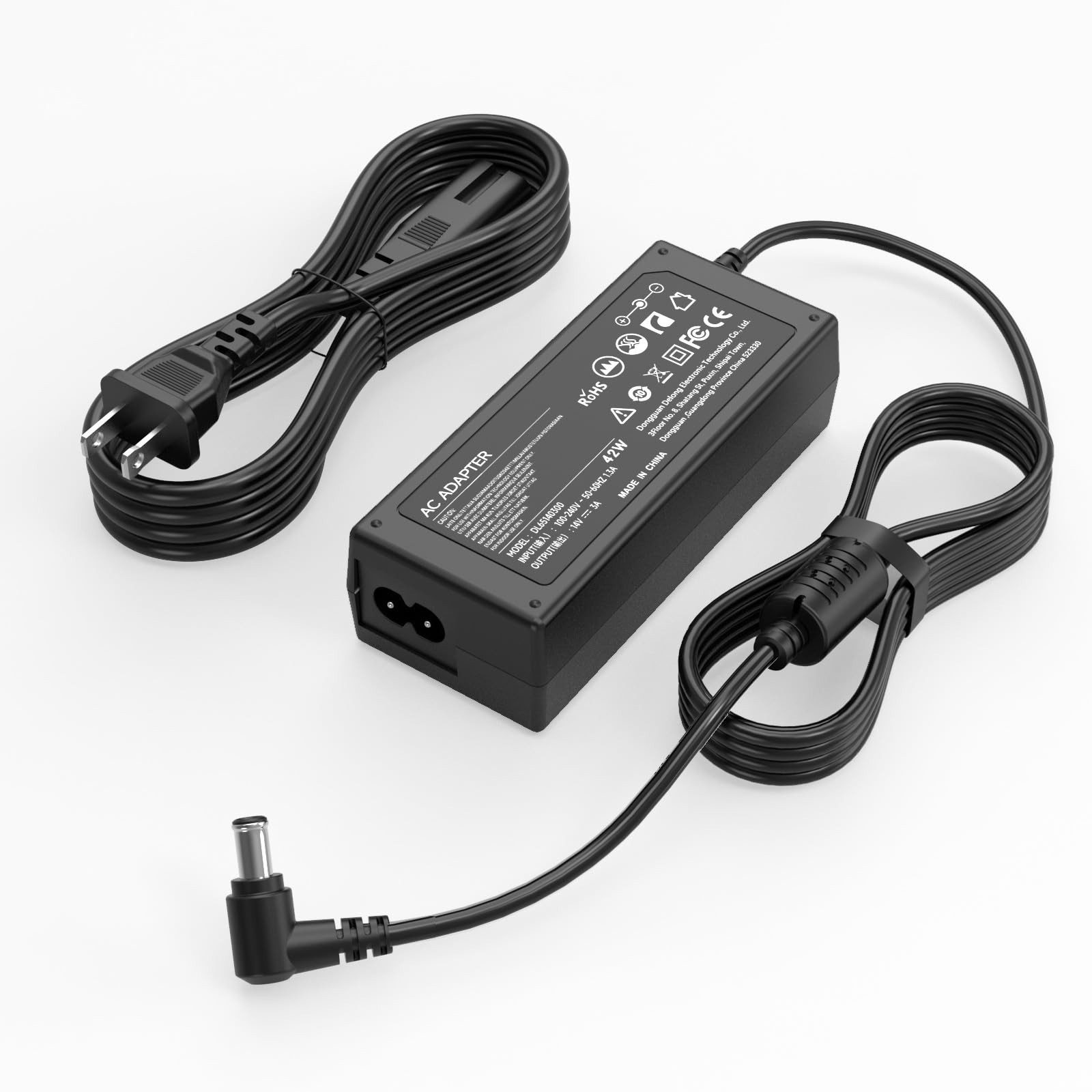 DC 14V Power Cord Compatible with Samsung Monitor 32" 27" 24" 22" 23" 20" 19"
