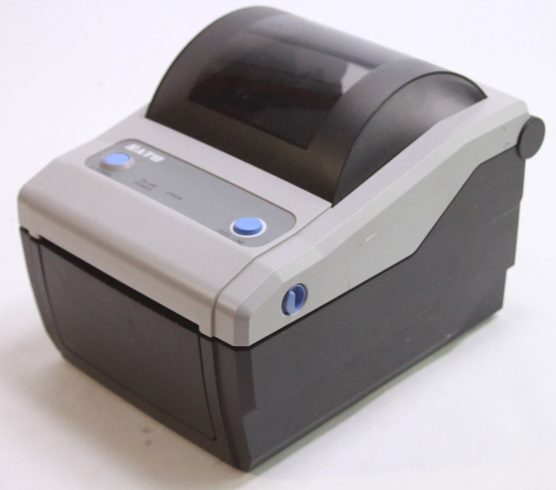SATO CG412DT BARCODE PRINTER, USB UNTESTED READ NO POWER CORD