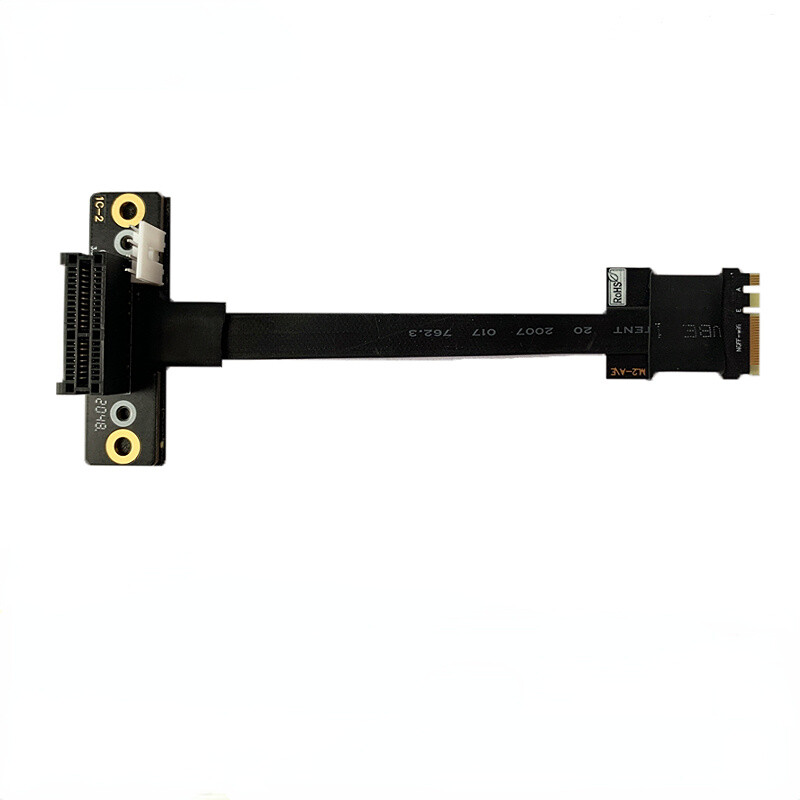 PCI-E 3.0 x1 To M.2 WiFi A/E key NGFF NIC interface extension cable