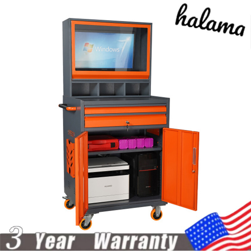 Industrial PC Cabinet Mobile Metal Computer Cabinet Deep Cabinet Can Accommodate