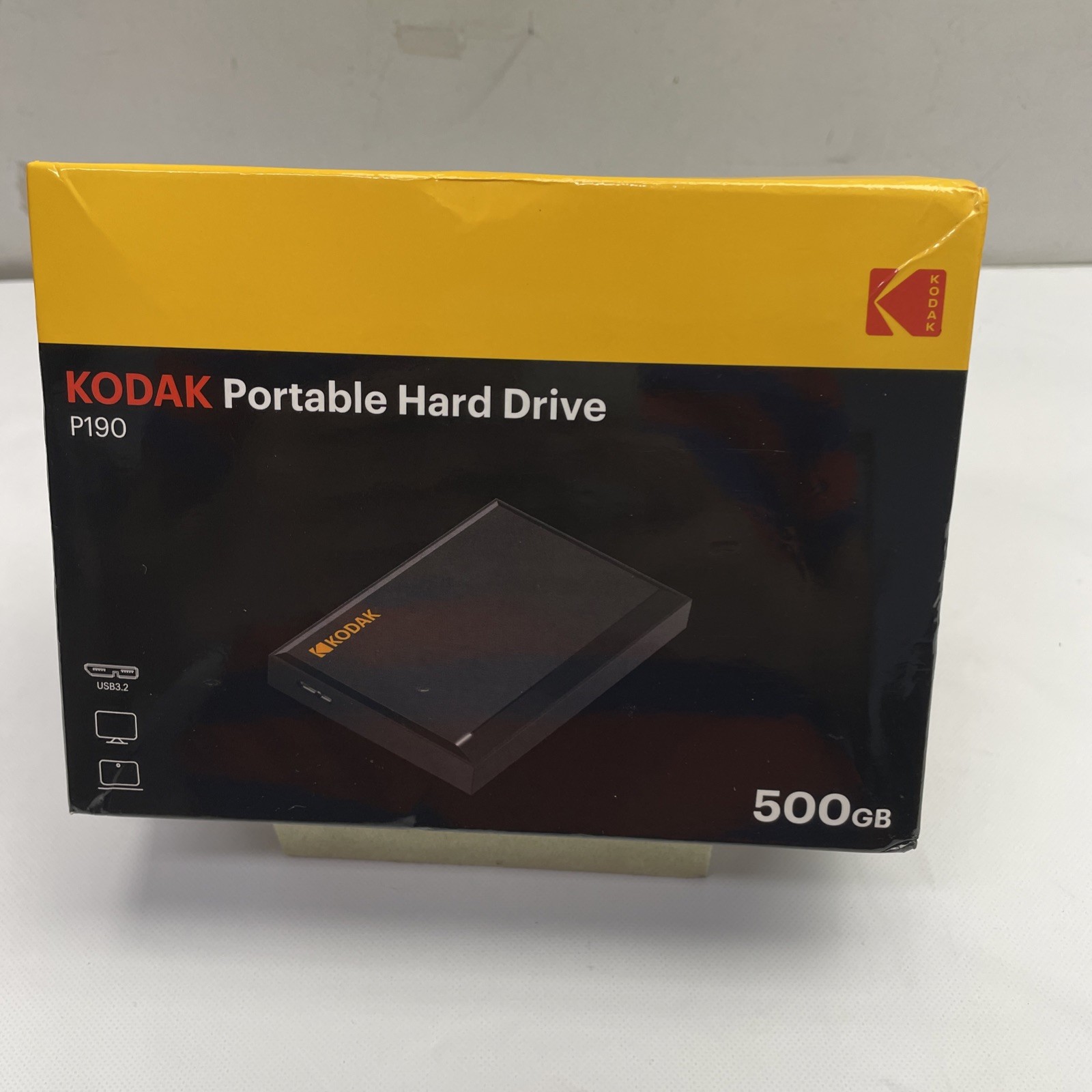 KODAK P190 512GB 2.5'' Portable External HDD USB 3.0 5Gbps Gaming Storage Disk C