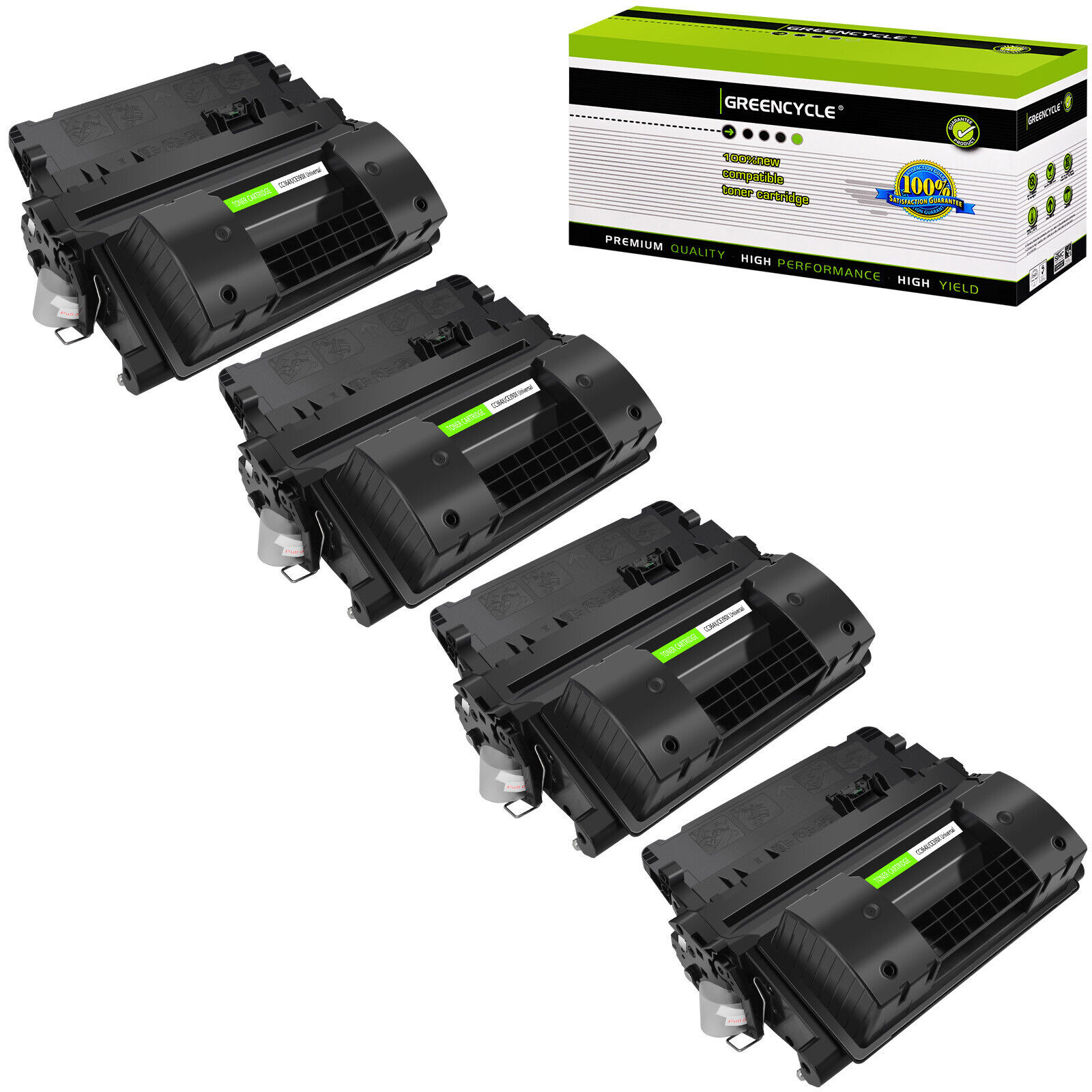 4PK CE390X Black Toner Cartridge For HP LaserJet 600 M602x M603n M603dn M603xh