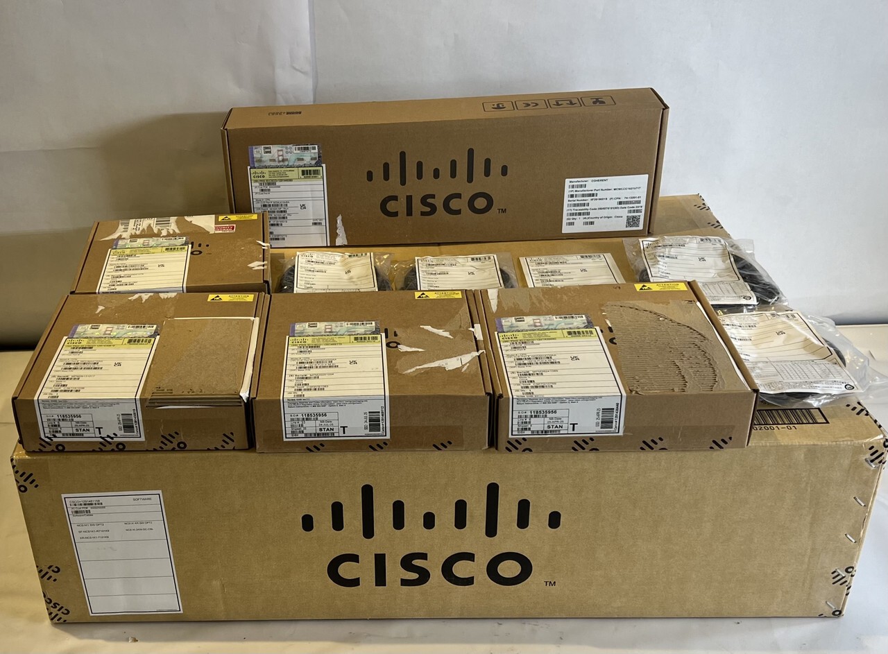 CISCO NCS1K1-SYS-DC NCS1001-K9 NCS1K-CNTLR2 2*NCS1K-EDFA NCS1K-SSD 4*15216-FLD +