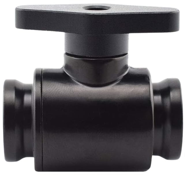 Black G1/4 Inch Internal Thread Water Cooling Valve PC Pump Fittings 1 PCS