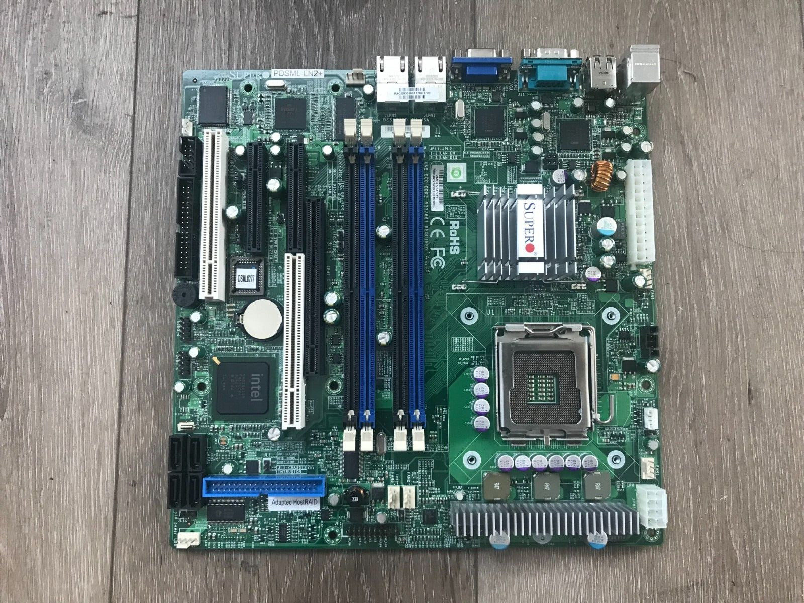 Supermicro PDSML-LN2+ REV: 1.01 Intel Socket LGA755 ATX Server Motherboard