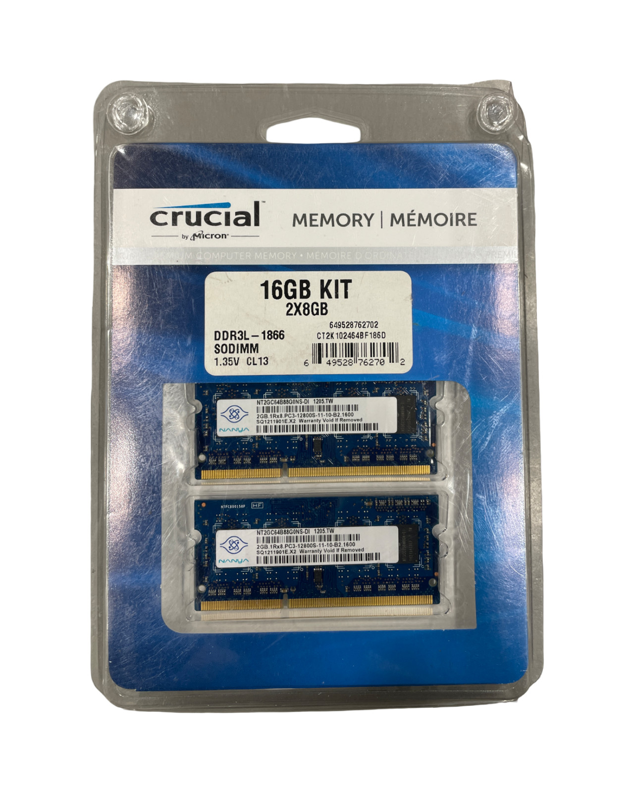 Crucial Micron 16GB(2x8GB) DDR3L-1866 Memory (CT2K102464BF186D) #21