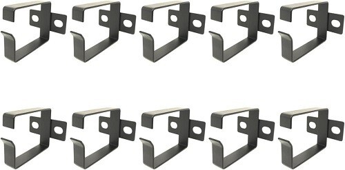 10 Pack Server Rack Cable Management D-Ring Hooks Cord Organizer Ring Set