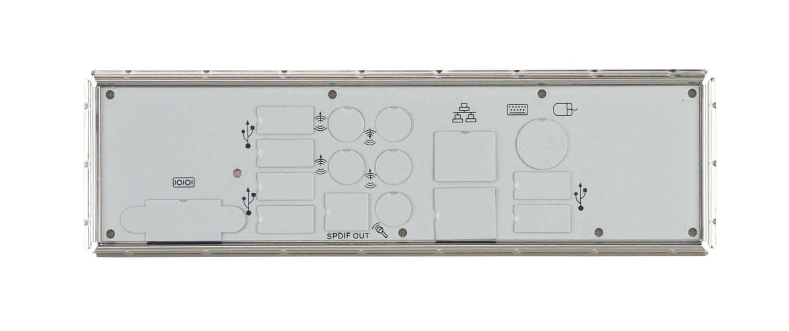 Supermicro MCP-260-00045-1N IO Shield I/O Shield EMI Gasket For 2U+ Chassis 