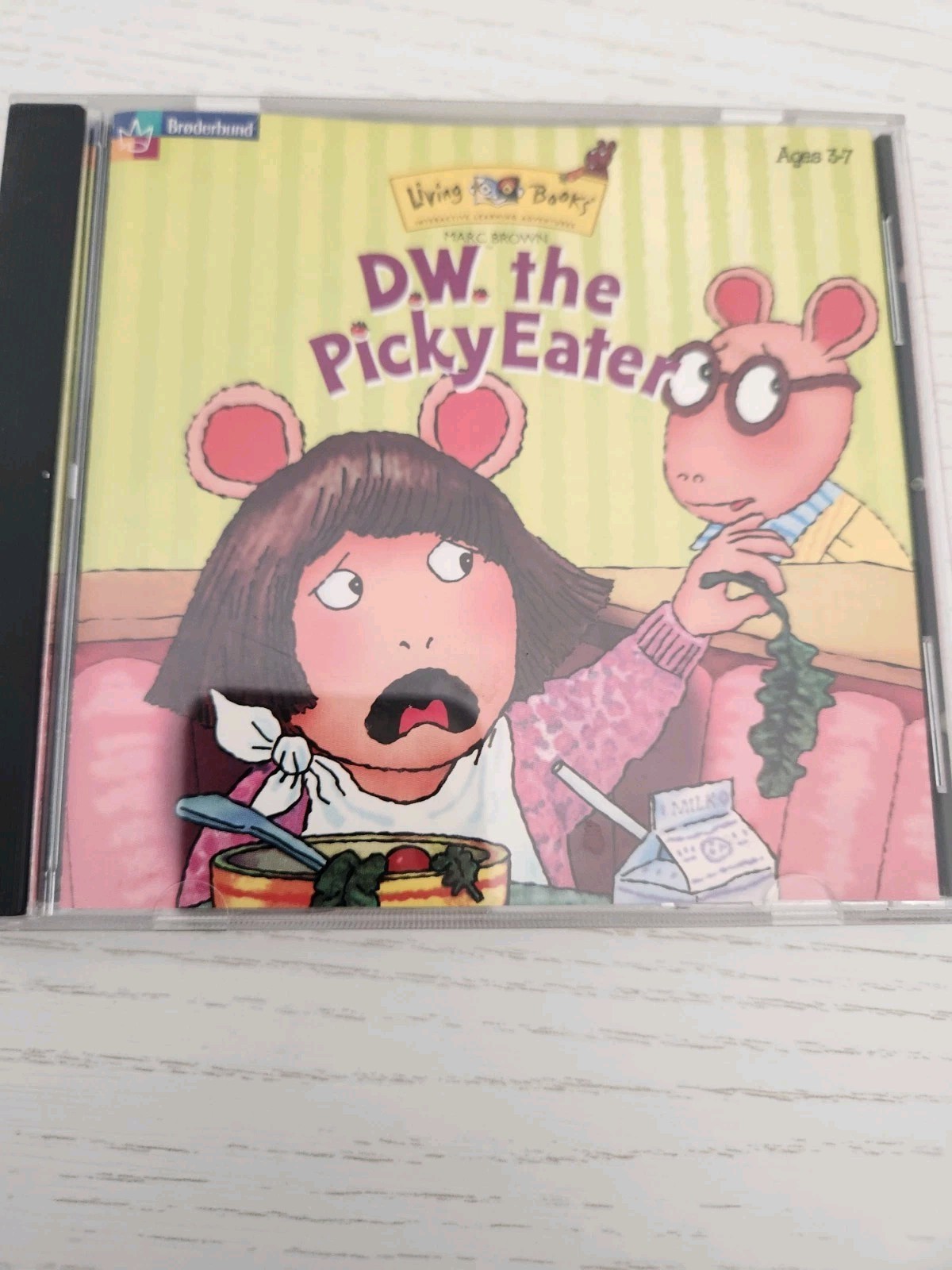 Broderbund D.W. The Picky Eater Interactive Book (PC, CD-ROM 1998) Arthur CLEAN