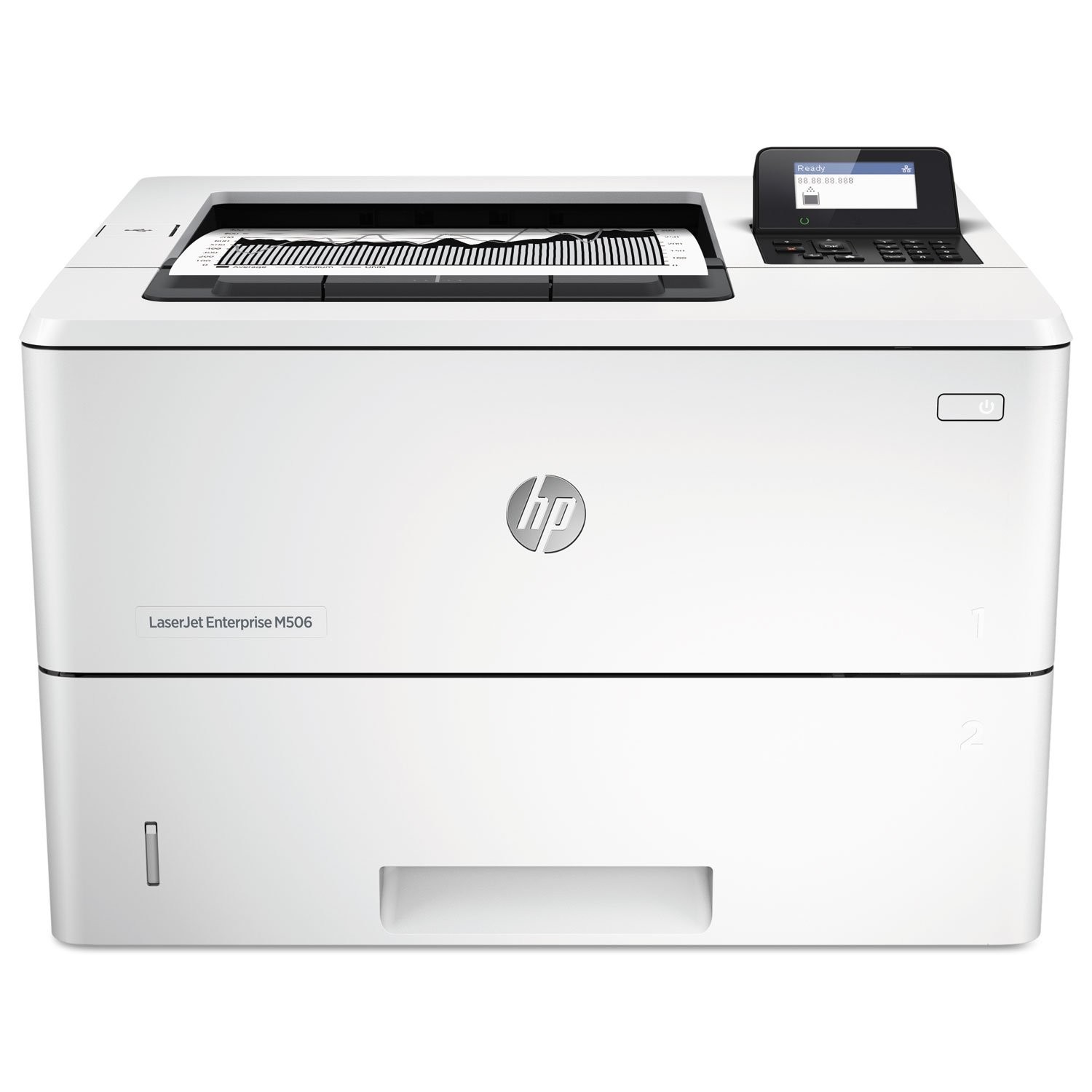 HP LaserJet Enterprise M506dn Monochrome Printer (F2A69A) - PERFECT CONDITION