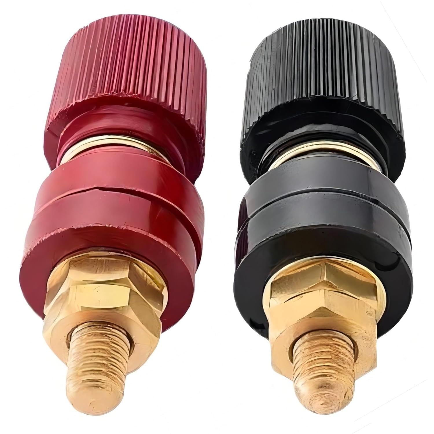WWZMDiB Pure Copper Remote Battery Terminal Sbinding Post (2Pcs M8（5/16"）