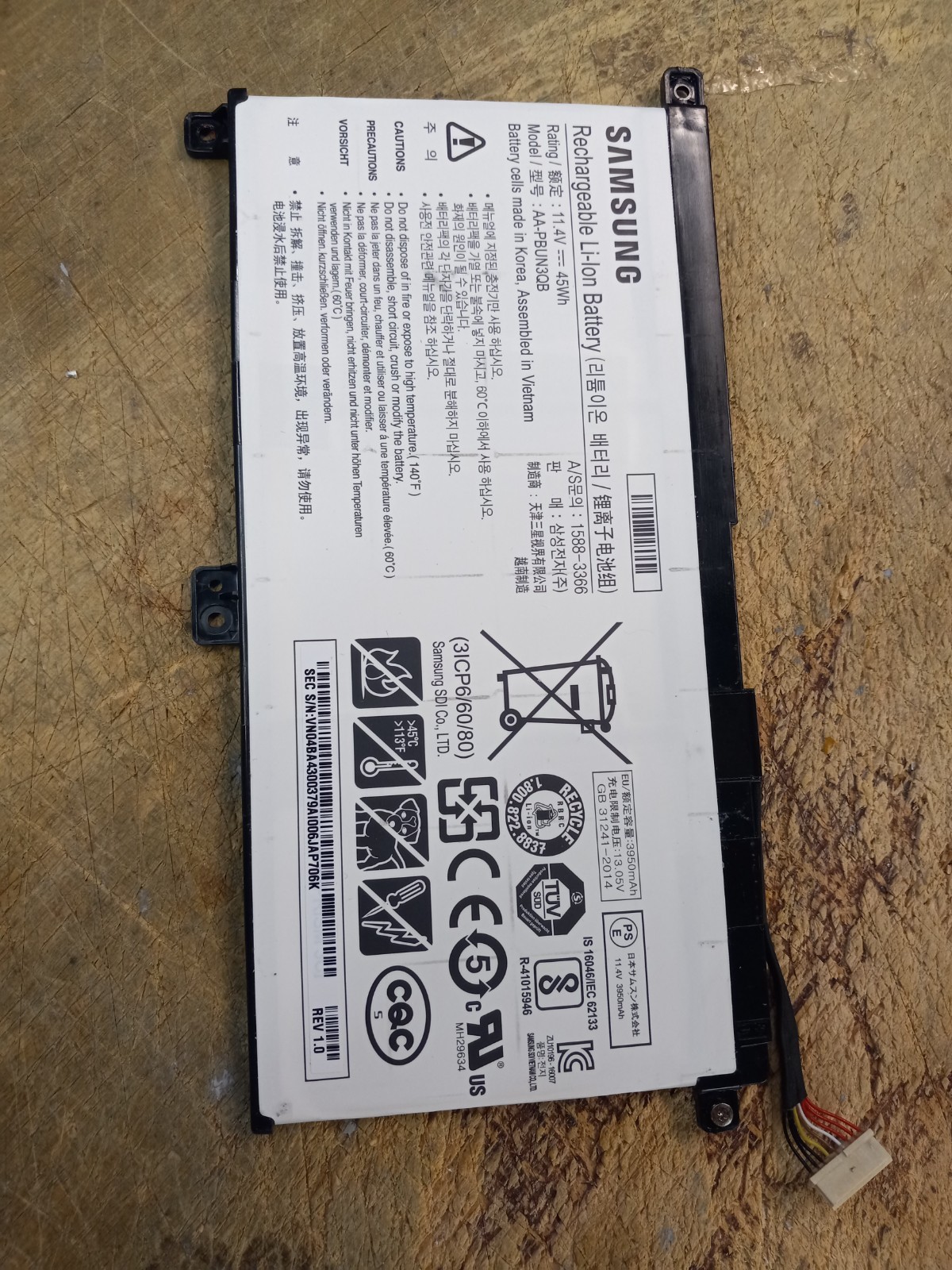 GENUINE Samsung AA-PBUN3QB Battery for Samsung 8500GM 810G5M NP800G5M 3500EL-X02