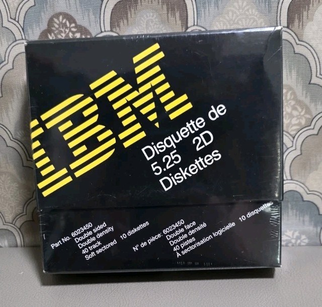 NOS Vintage 6023450 IBM 5.25 2D 10 Floppy Diskettes