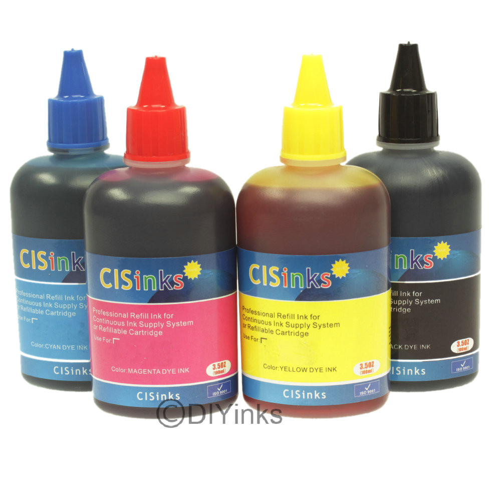 4 Pack Refill Ink Bottle Set NON-OEM Officejet HP 950/951 8100 8610 8620 8630