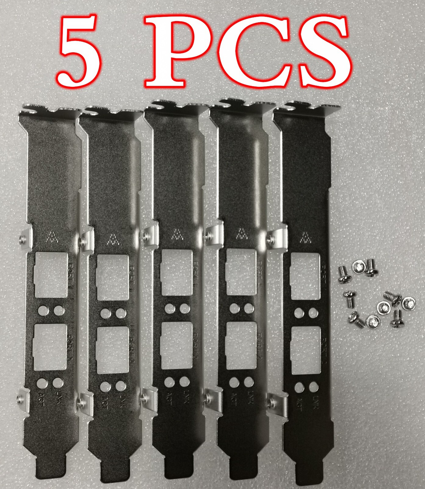 5PCS Full High Bracket for Supermicro AOC-STGN-i2S 1.0 2.0