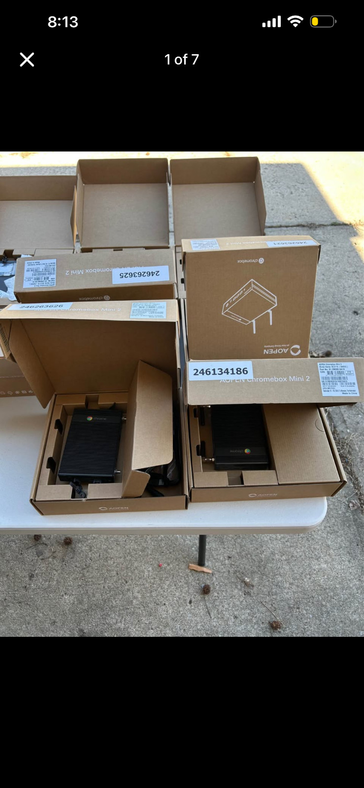Aopen Chromebox mini Lot of 16 Working for parts