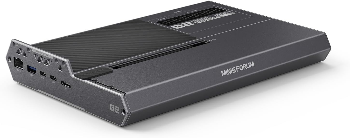 MINISFORUM DEG2 eGPU Docking Station for OCuLink and USB4 V2, (Supports Black