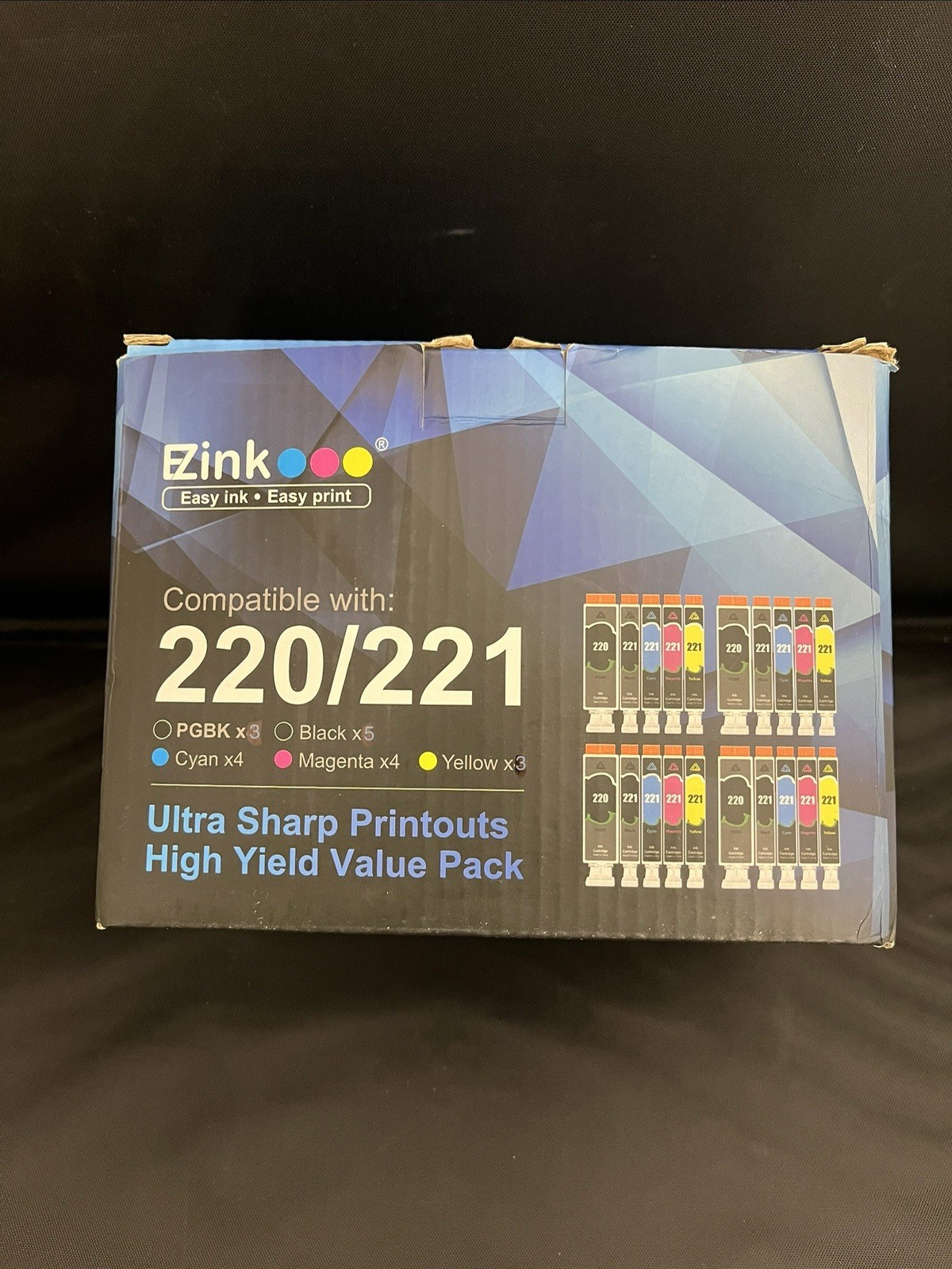 EZ INK CARTRIDGES (19 Total) 220/221