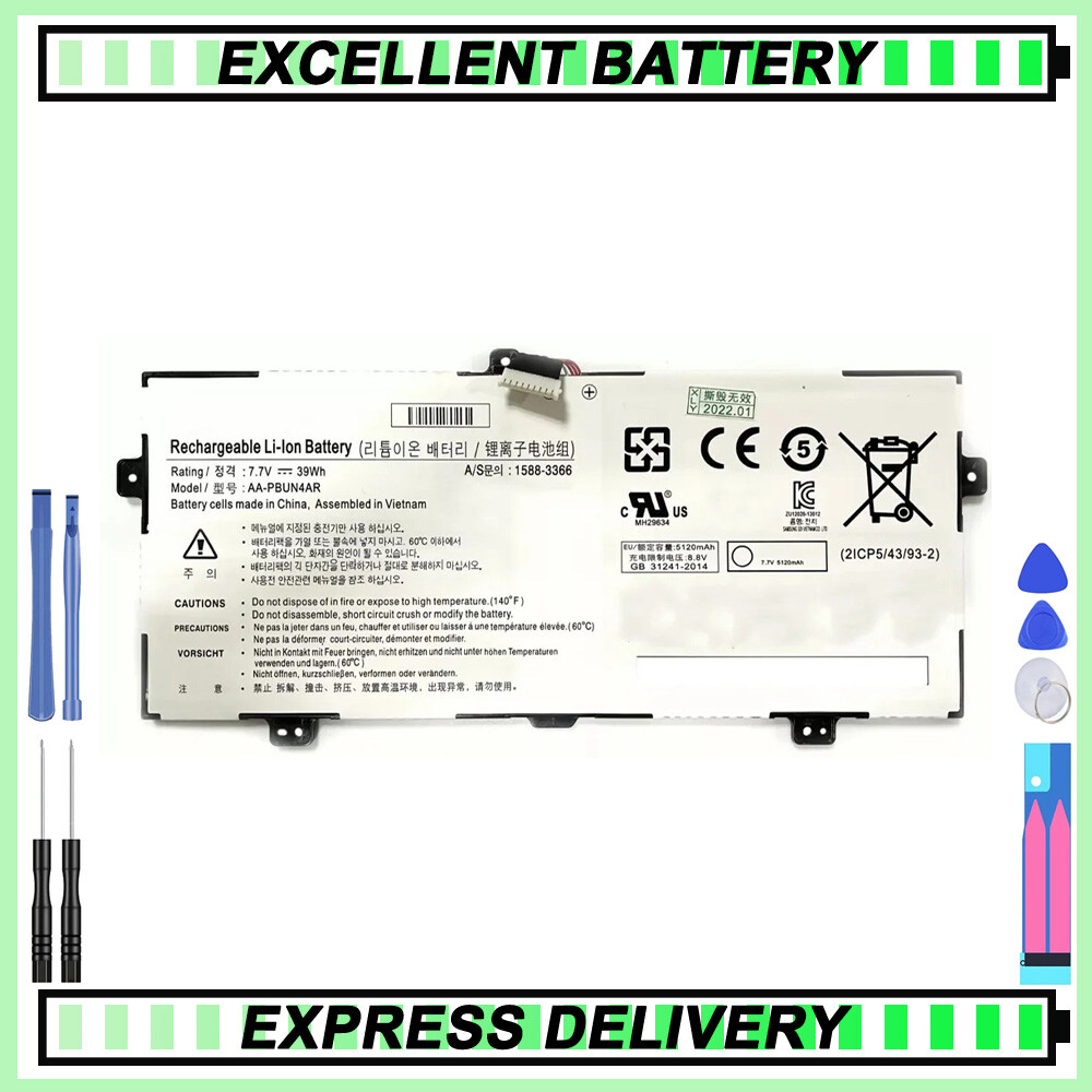  New AA-PBUN4AR Battery for SAMSUNG NT900X5M 900X5L-K01 Laptop 9 Spin