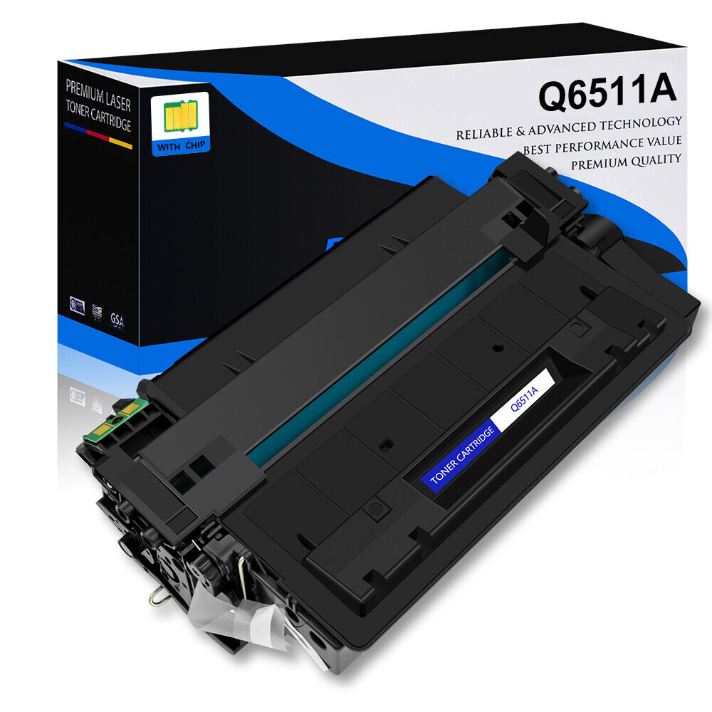 1PK Q6511A Black Toner Cartridge Fit for HP LaserJet 2400 2410 2420 2430 Printer