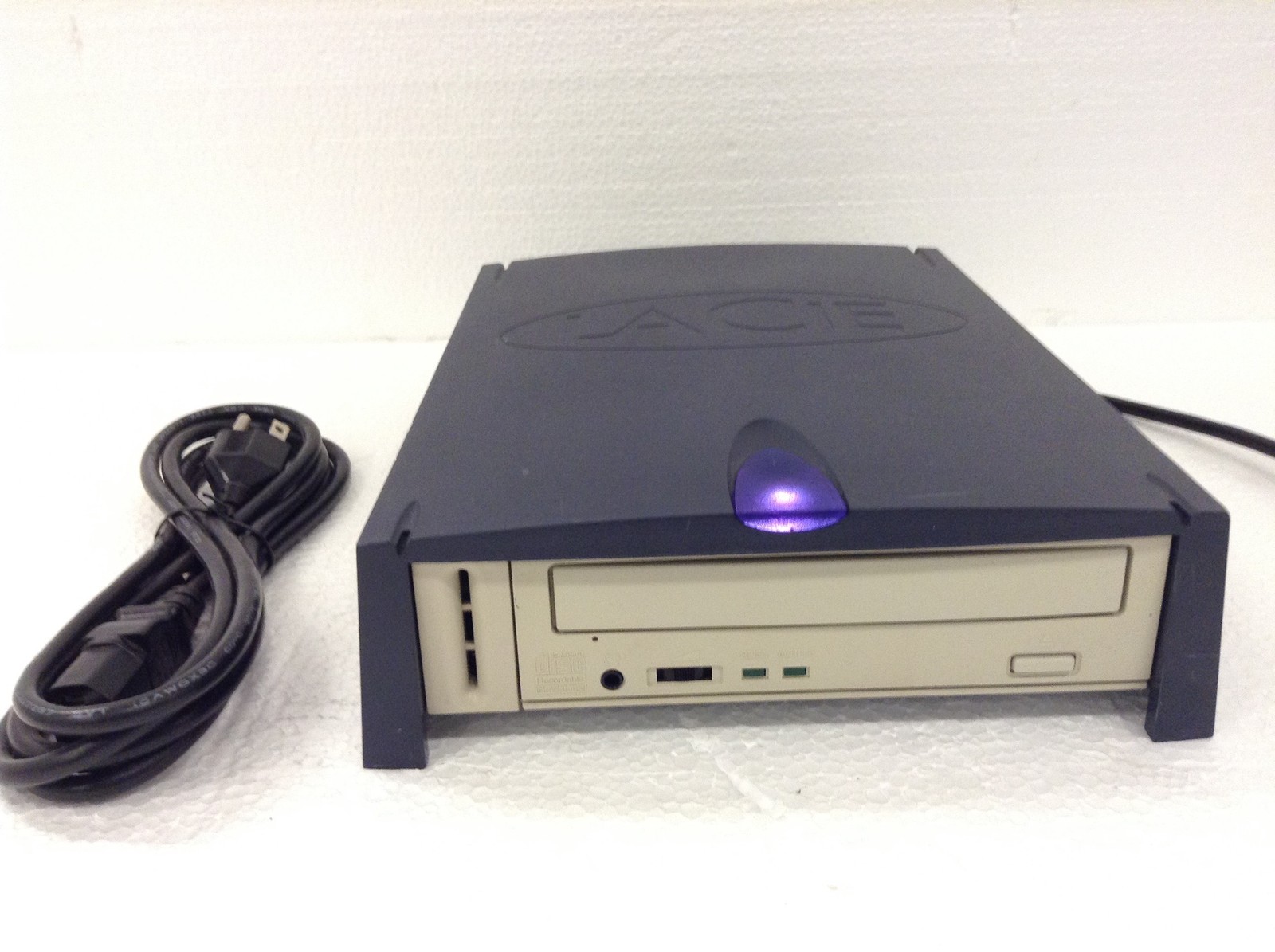 Vintage LaCie 103557 External CD-RW Drive Sanyo 10340589 Parallel Port 