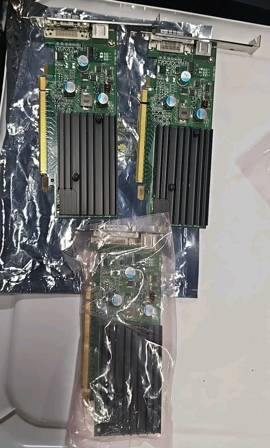 NVIDIA GeForce 9300 GE P805 Lot Of X3 256MB Video Card As IS NOT Tested 