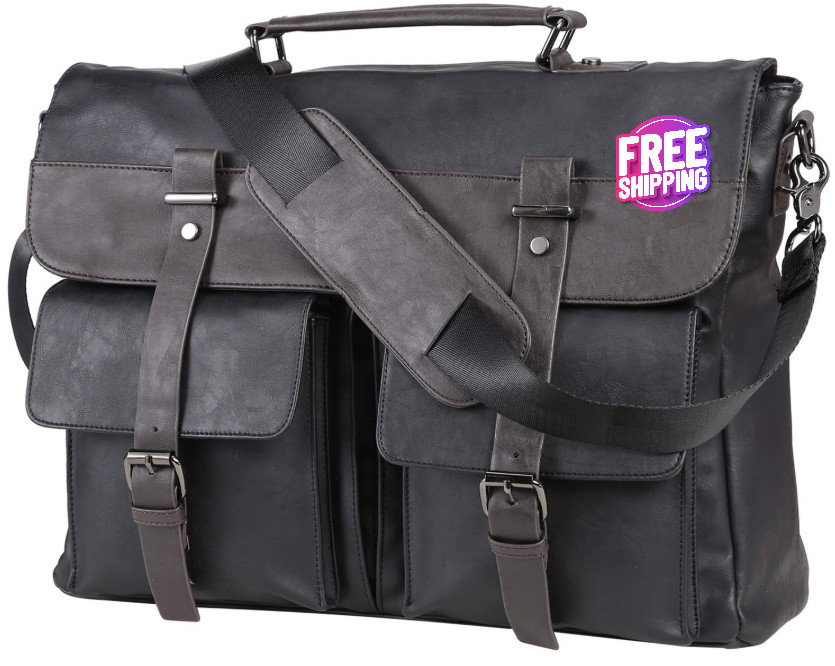 Maletín de hombro con bolsa para computadora portátil de 15.6 pulgadas NUEVO US