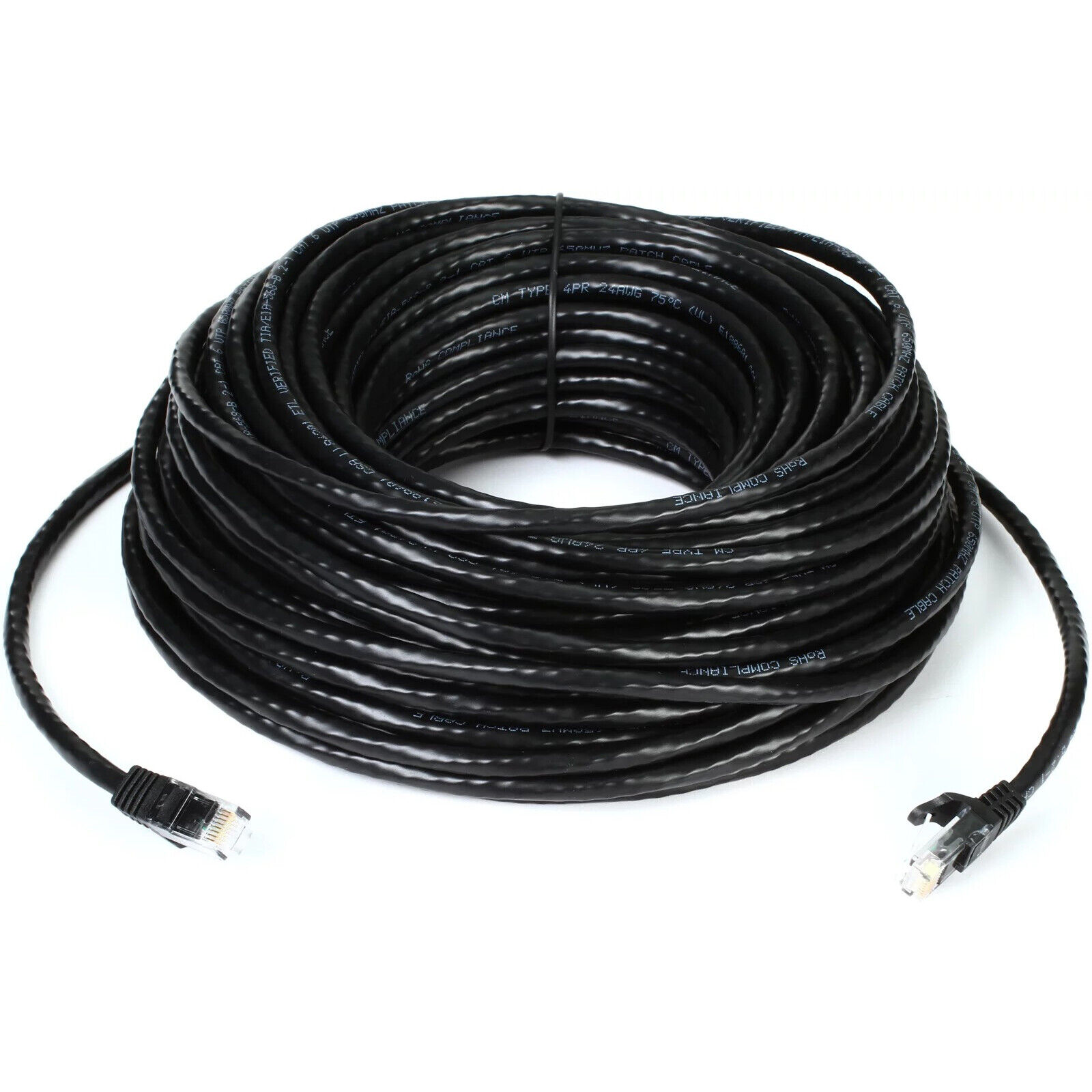 200FT Cat6 High Speed Network IP PoE Switch Ethernet Cable Waterproof RJ45 Cord