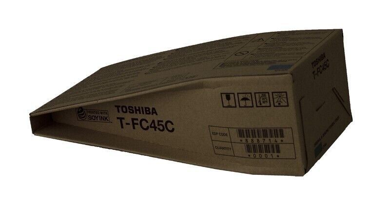 Toshiba 888714, TFC45C OEM Toner Cyan 18K Yield for use in E-STUDIO 45