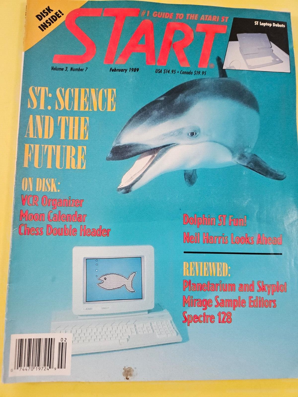 NEW START - #1 Guide to Atari ST February  1989 Volume 3, Number 7 magazine