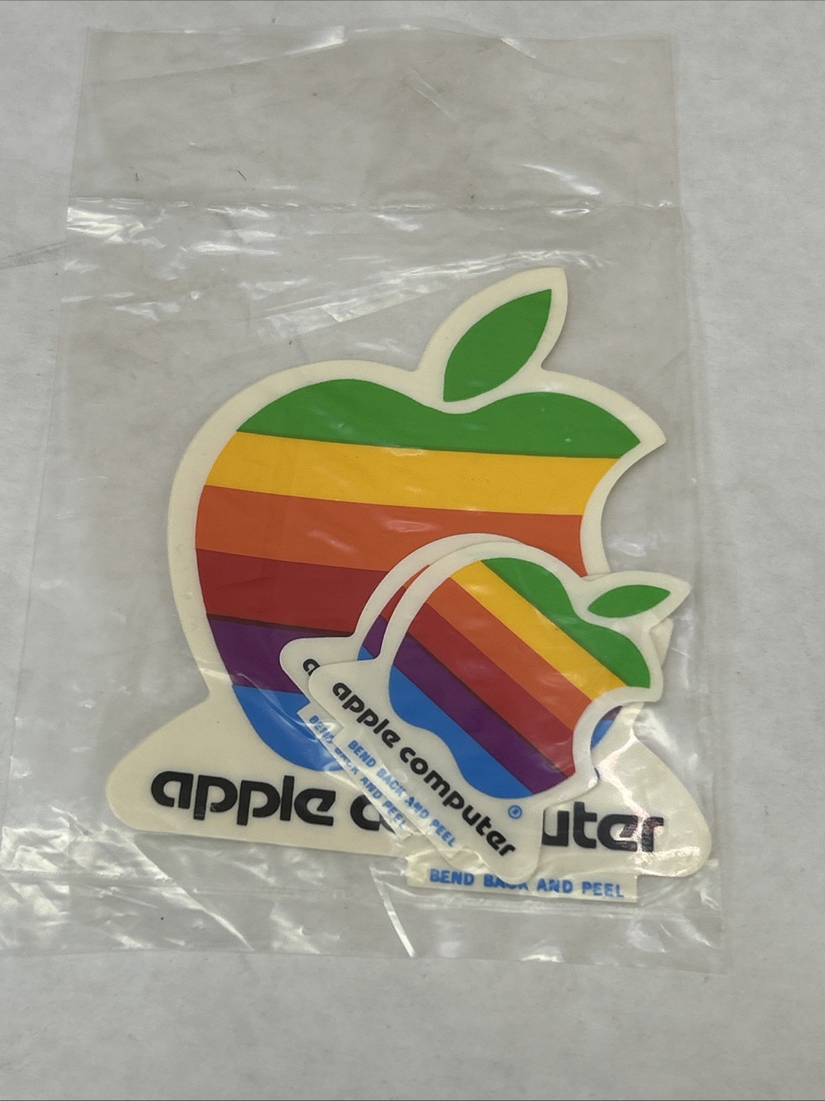 Rare New Vintage 1980s Apple Mac Computer Oem Sticker Pack